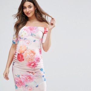 Asos maternity floral dress